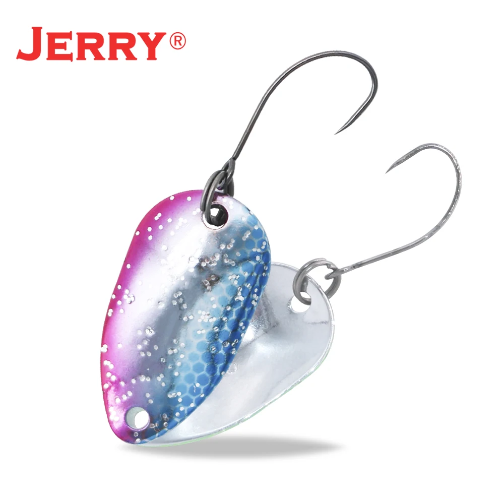 Jerry pesca 2 г 3,5 г 4,5 г несколько цветов микро рыболовные ложки форель ложка рыболовные приманки-Воблеры Спиннер приманка