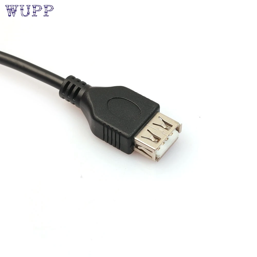 Высокое качество супер скорость 2 фута/60 см черный USB штекер к гнезду удлинитель