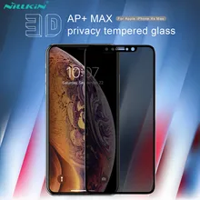 Антибликовое закаленное стекло протектор экрана для iPhone XS Max NILLKIN 3D AP+ MAX надежное закаленное стекло для iPhone XS Max 6,5''