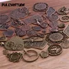 Breloques en alliage de Zinc et métal pour la fabrication de bijoux, style Steampunk, Vintage, mixte, 10 pièces ► Photo 3/5