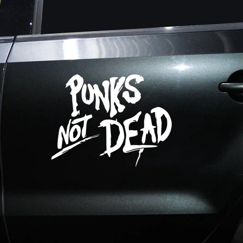 CS-1143#19*14см наклейки на авто Punks Not Dead водонепроницаемые наклейки на машину наклейка для авто автонаклейка стикер этикеты винила наклейки стайлинга автомобилей украшения