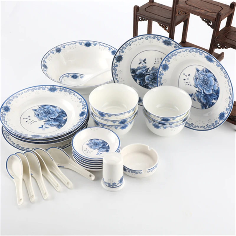 Wholesale Jingdezhen 28 Pieces Bone China Dinner Plates Bowl ... Wholesale Jingdezhen 28 Pieces Bone China Dinner Plates Bowl ...