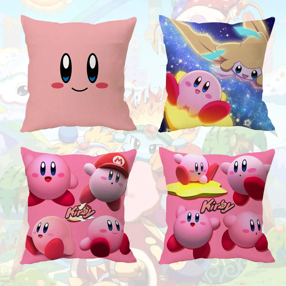 40*40 Hot Gift Kirby Pink Dakimakura Hugging Body Pillow Case Cover Bedding Costume Cosplay Gift