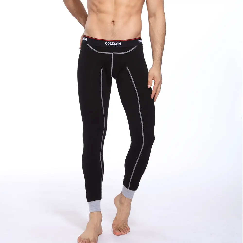 2018 men's cotton thermal underwear long johns men 5 Colors Size M L XL