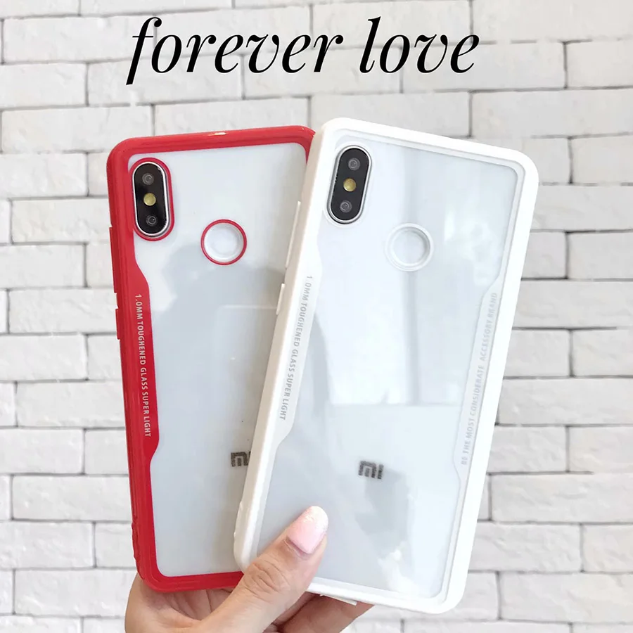 

RIJOW Cases for Xiaomi Redmi Note 5 Pro Case Xiaomi Mi 8 SE A1 A2 5X 6X Mix 2s Naked Back Phone Cover Protective Redmi S2 5 Plus