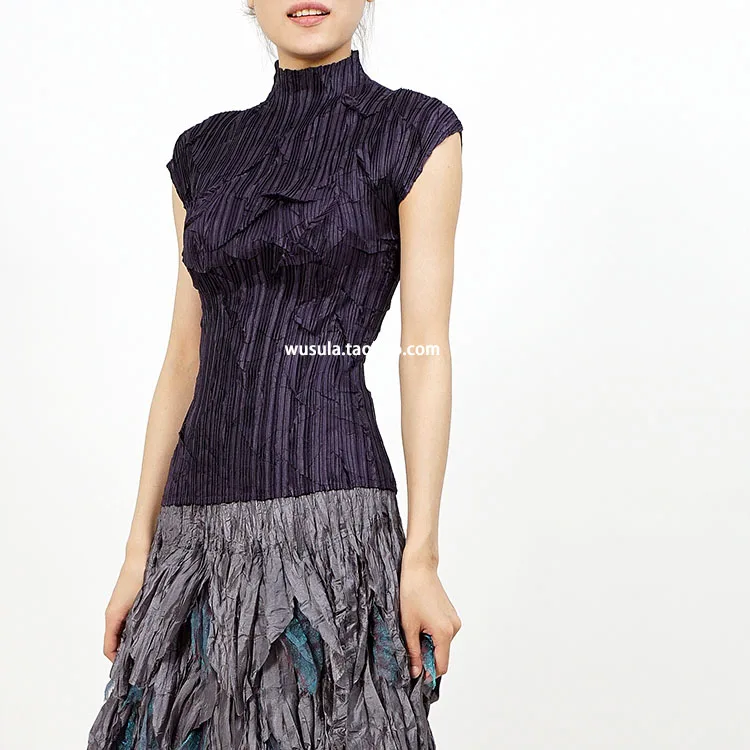 

FREE SHIPPING Fold favors bag shoulder ultra thin fashion T-shirt IN STOCK