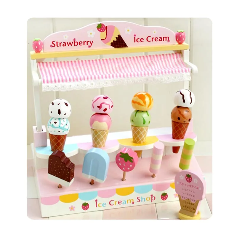 wooden ice cream truck toy