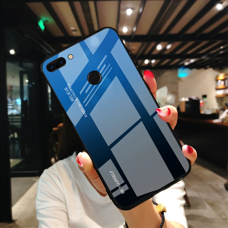 

Gradient Tempered Glass Cases For Huawei Honor View 20 Pro V20 8X Max 10i 20i Nova 5 Pro 5i 4 P20 P30 Pro Lite P Smart Plus 2019