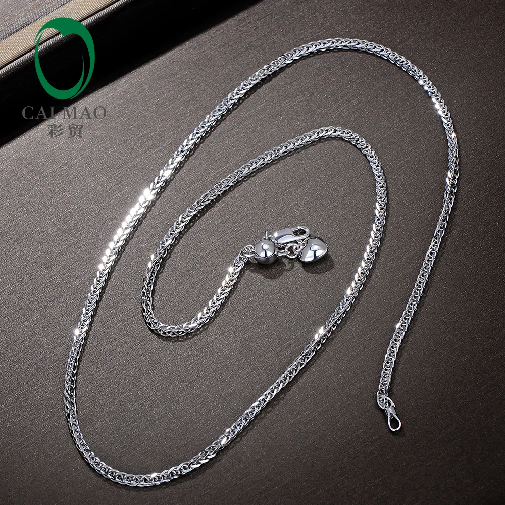 

Caimao Ladies 18kt White Gold Chain Necklace 18" About 45cm Wholesales