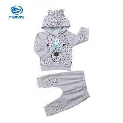 CANIS/Детский свитер для новорожденных мальчиков и девочек, леопардовые толстовки с капюшоном, топы, штаны, одежда для мальчиков и девочек