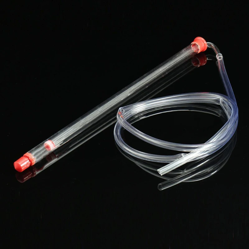 1Pc New Auto Plastic Syphon Tube Home DIY Wine Beer Maker Pump Filter Reusable Home Kitchen Wine Brewing Tool
