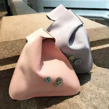 Японский стиль, женская сумка на запястье с бантом, велюровая сумка на запястье для молодых девушек, сумка-тоут с сеткой для подростков, студентов, девочек, маленькие сумки для ключей для мобильного телефона