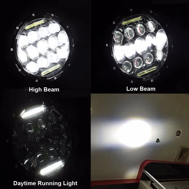7 Inch 75W Daymaker Projector LED Headlight Assembly for Harley-Davidson Motorcycle c