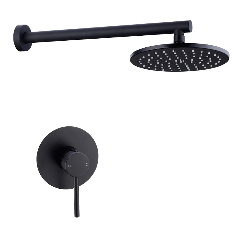 Shower System Wall Mounted Rainfall Shower Faucet