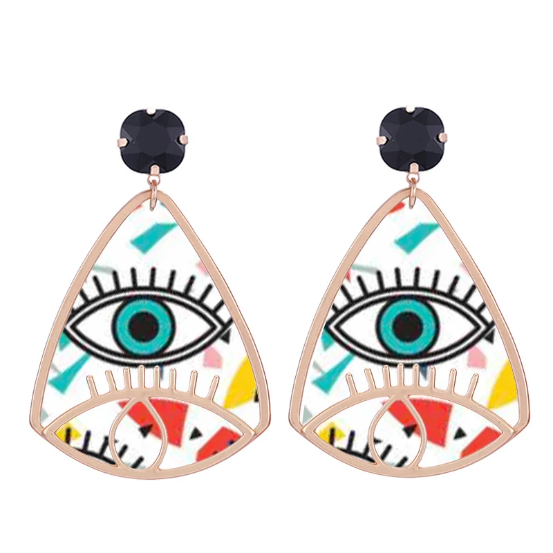 Earrings for woman boho pendients for woman drop Earrings Eyes oorbellen (3)