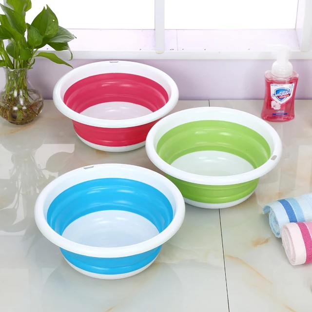 HIFUAR Pieghevole Secchio Blu Portatile Pieghevole Pediluvio bacino Pieghevole D HIFUAR Pieghevole Secchio Blu Portatile Pieghevole Pediluvio bacino Pieghevole D