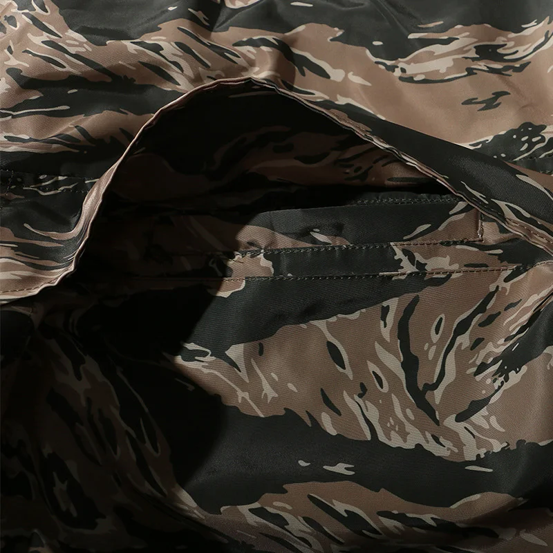 Military Camouflage Hooded Windbreaker Men Print Coat Streetwear Hip Hop Jackets Windrunner Man