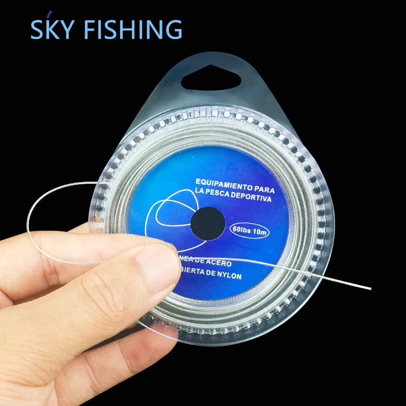 Free shipping Fishing steel wire Fishing lines 10m max power 7 strands