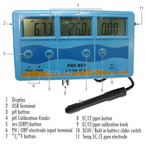gainexpress-gain-express-PH-meter-PHT-027-parts