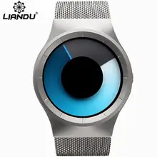 LIANDU LIANDU Luxury men & Ladies Ultra-Thin Stainless Steel Watch Waterproof Fashion Casual Quartz Watches
