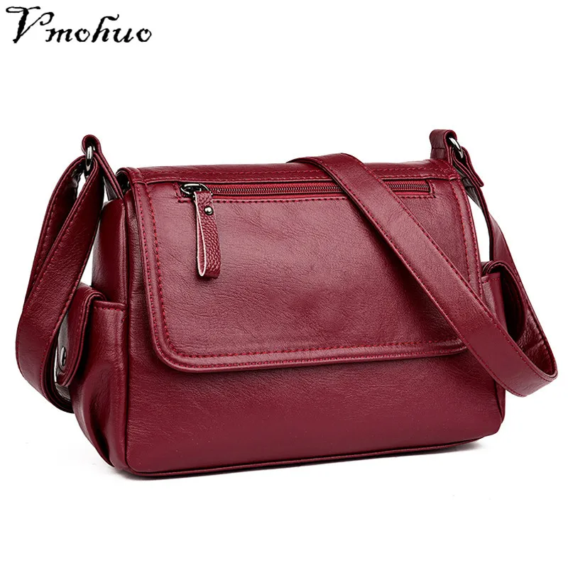 

VMOHUO Brand Vintage Leather Women Bags Fashion Small Shell Hand Bag Women Shoulder Bags Casual Crossbody Bag bolsas feminina