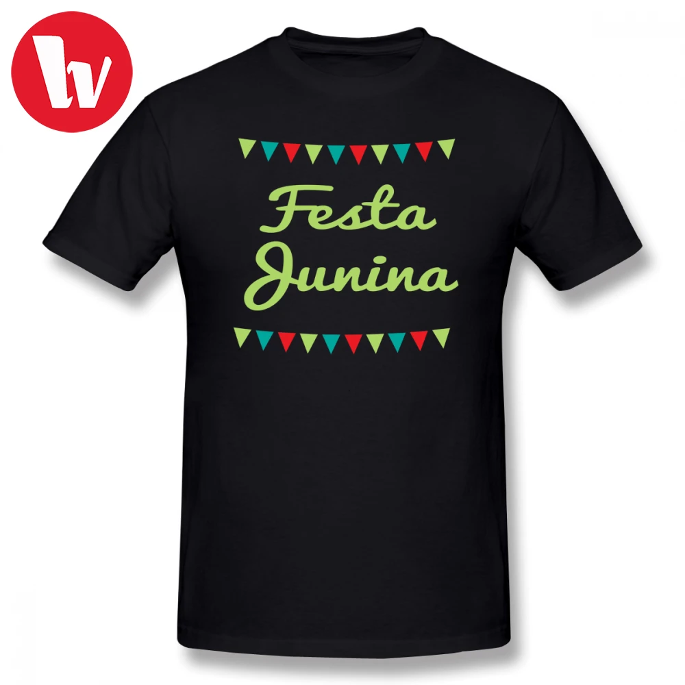 Festa Junina футболка June Festival праздничная бразильская с буквенным принтом 100% хлопок