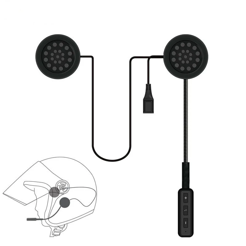 Беспроводная гарнитура для мотоциклетного шлема с поддержкой Bluetooth 4 1 и защитой