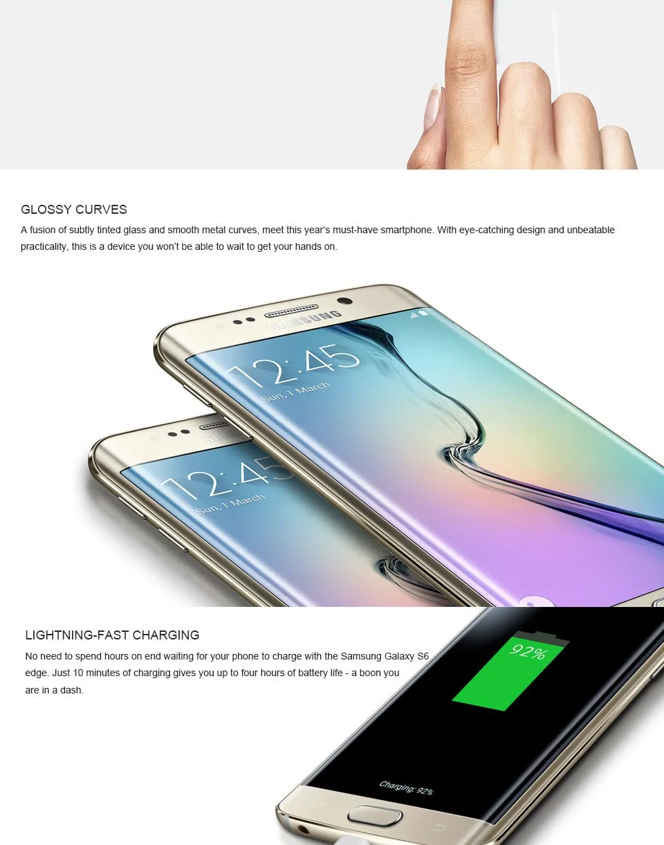 buy refurbished iphone Refurbished Samsung Galaxy S6 Edge G925F/P S6 G920A/F/P 5.1"Mobile Phone Octa Core 3GB RAM 32GB ROM LTE 16MP buy refurbished iphone