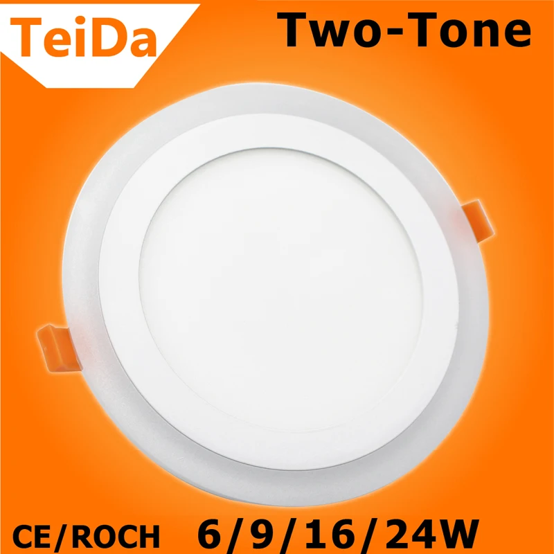 Surface Mounted Led Panel Light 6w 9w 16w 24w Round Suspended