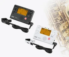 Korg TM50 TM60 Metronome Tuner with Clip on Mic can be used for wind, Guitar, Ukulele, and Piano keyboard instruments