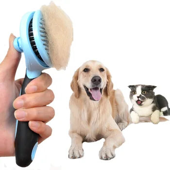 

Pet Dog Cat Hair Remove Comb Shedding Tool Fur Knot Cutter Remove Rake Dog Grooming Brush Pet Massage Easy Clean the Hair