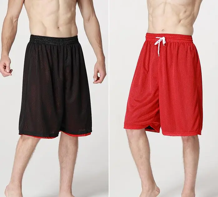 Outdoors 2017 Active Double-sided Traning Player Game Shorts Men Streetball Beach Loose Soft Drawstring Shorts Plus Size XS-XXL Outdoors 2017 Active Double-sided Traning Player Game Shorts Men Streetball Beach Loose Soft Drawstring Shorts Plus Size XS-XXL