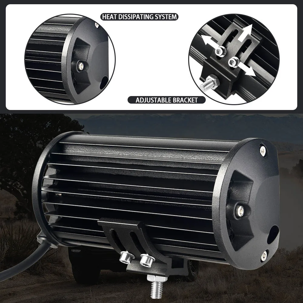 Светодиодный бар 4-32 дюймов светодиодный светильник бар 3 ряда светодиодный рабочий светильник для мотоцикла Offroad Лодка Автомобиль Грузовик трактор ATV SUV 4WD 4x4 12V 24V