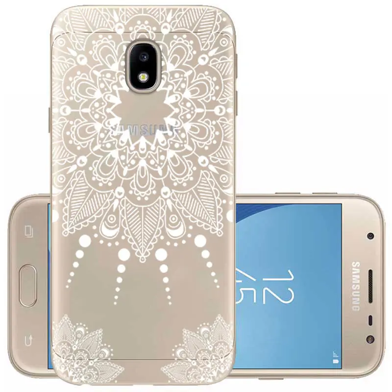 Arvin Soft TPU FOR Samsung Galaxy J7 2017 Smart Back Protective Phone Cover FOR Samsung J330 J4 J5 Clear Painted case FOR J6 J8 (20)