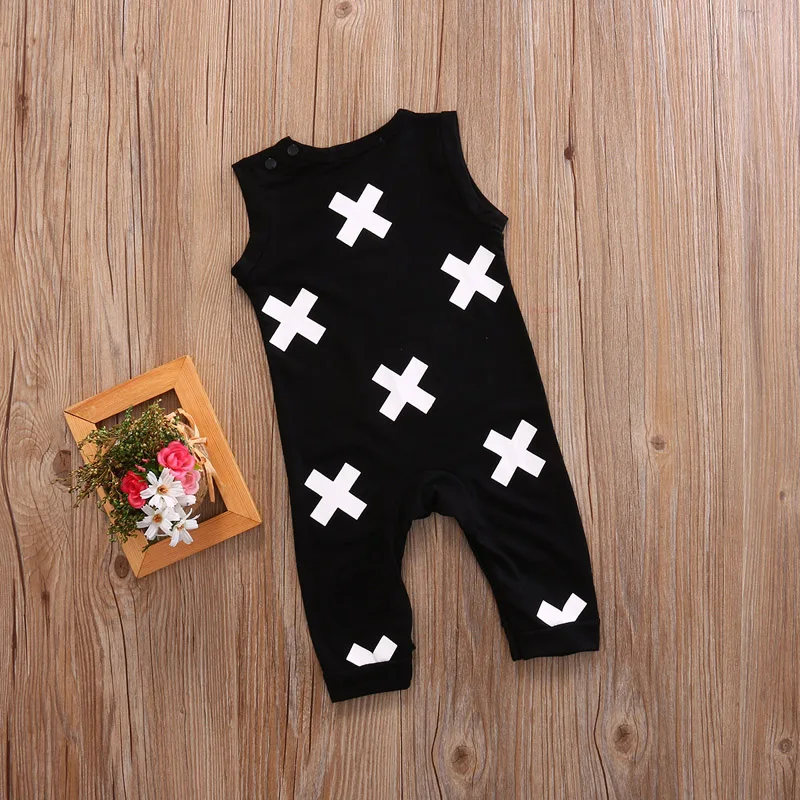 Хлопок одежда для малышей новорожденных для маленьких мальчиков Детский комбинезон летняя одежда Playsuit