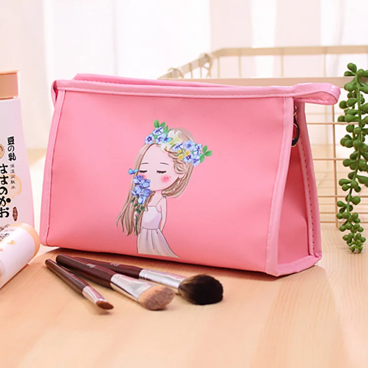 Women High capacity Comestic Makeup Bag girl princess travel wash Cosmetic Bags Organizer