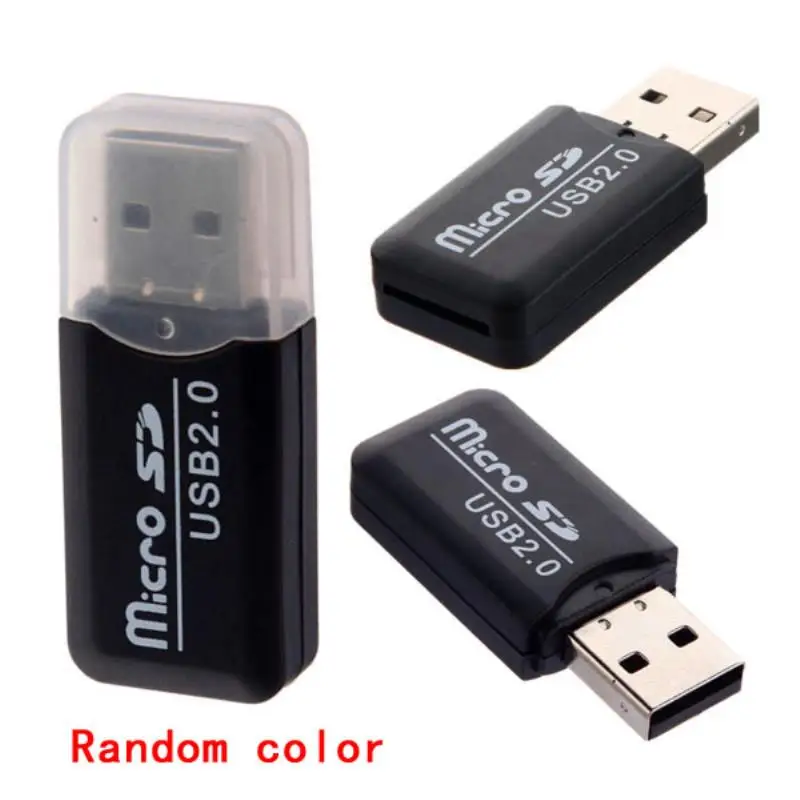 Mini USB2.0 High Speed Micro SD T-Flash TF Memery Card Reader Adapter For PC Laptop Computer Accessories