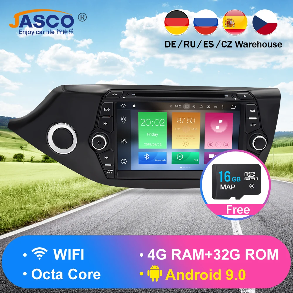 Cheap Android 9.0 for Kia Ceed 2013 2014 2015 Car DVD Player GPS Glonass Navigation Multimedia  Auto RDS Radio Audio Video Stereo 0