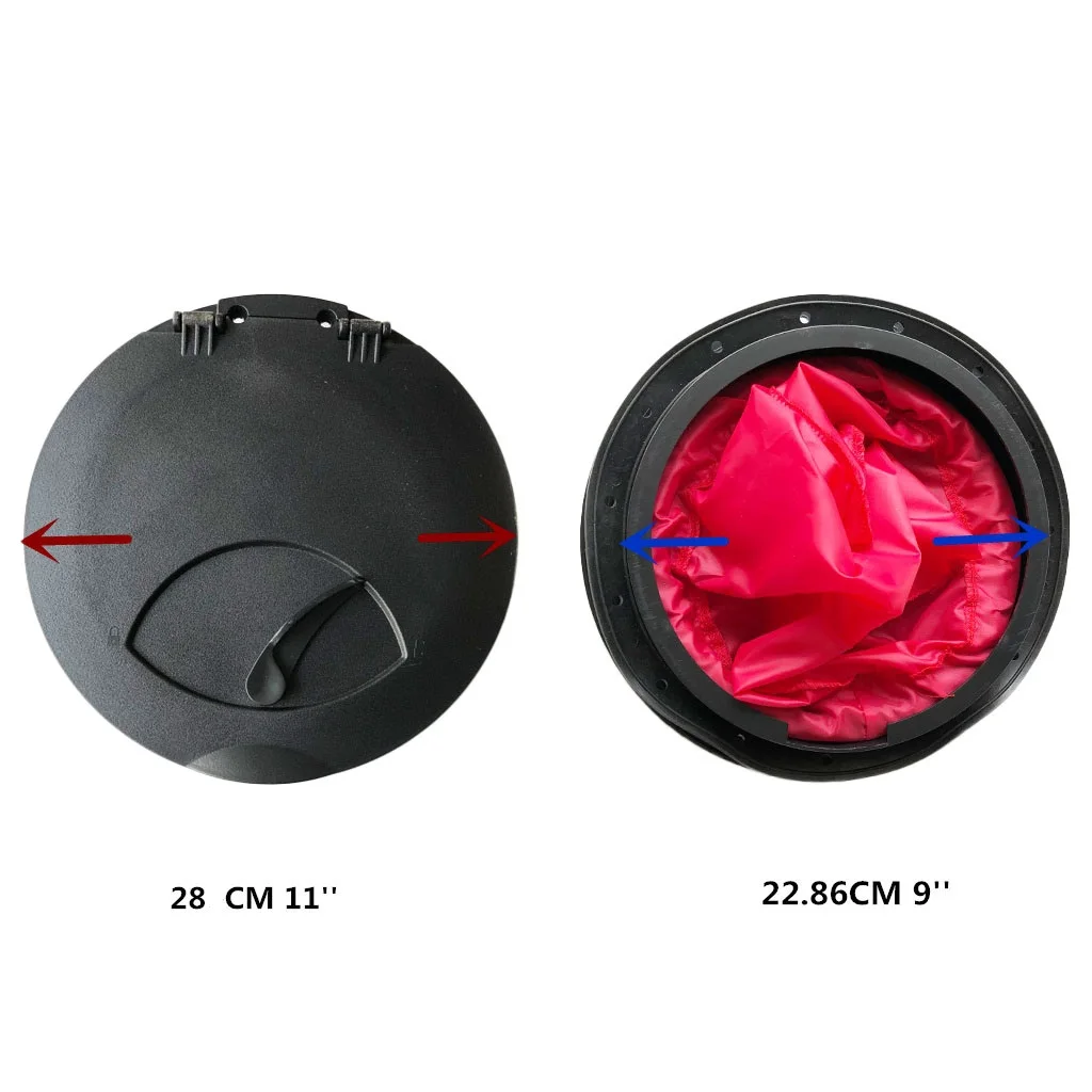 

Premium Nylon 11 inch Hatch Cover Deck Plate Kit & Storage Bag for Boat Kayak Canoe