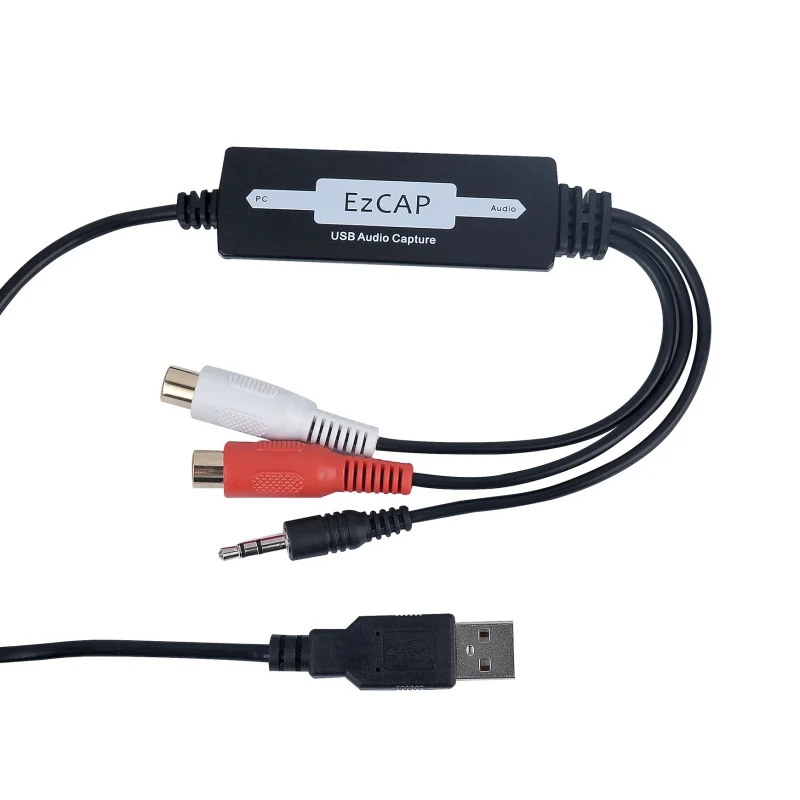 Ezcap Оригинальный винил кассета CD/USB Audio Capture MP3 WMA, WAV, OGG конвертер Регистраторы редактирования аудио в MP3 формат к ПК