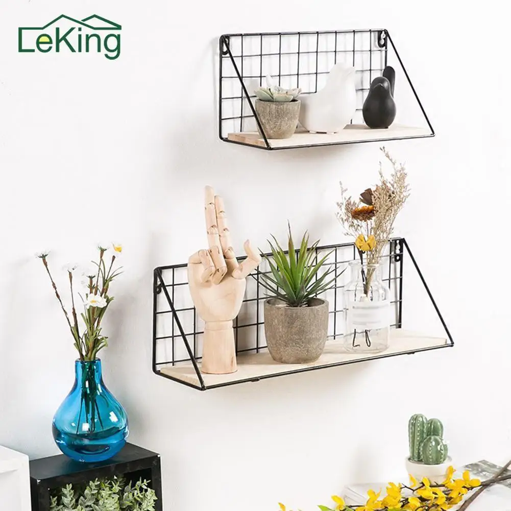

Simple Wall-Mounted Grid Slot Boards Storage Shelf Kitchen Bathroom Single Tier Shower Caddy Storage Rack