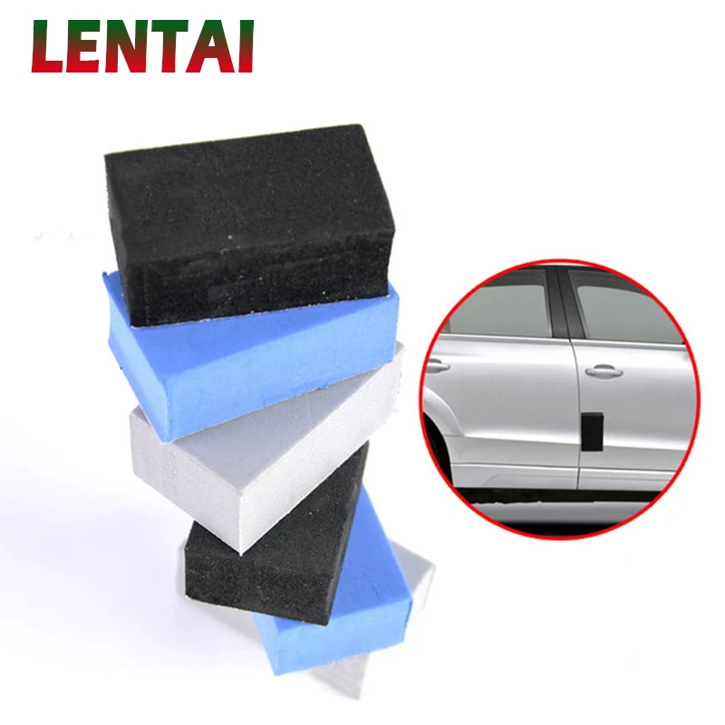 LENTAI For Ford focus 2 3 mk2 fiesta ranger mondeo mk4 Volkswagen polo golf 4 Citroen c4 c5 1Set Car door crash strip Protector |