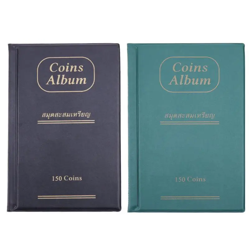 Large Coin Album Books 10 Pages 150 Pockets Coin ...