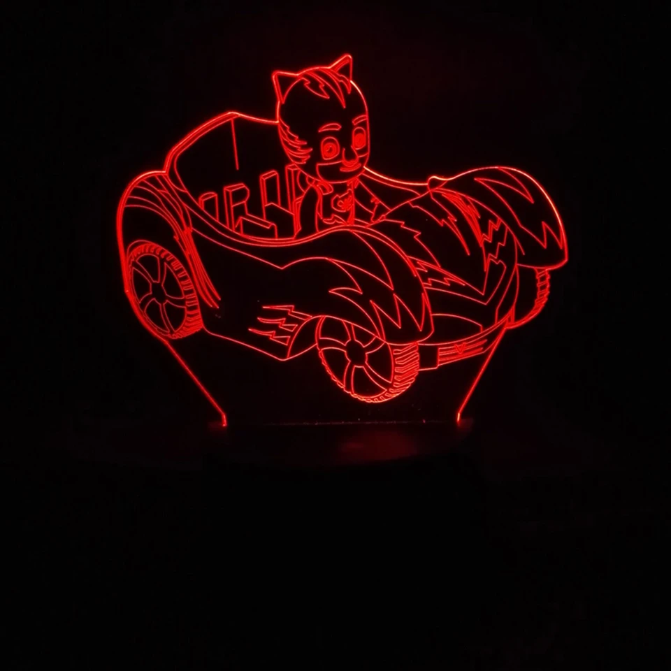 Красочные USB Маски для век моделирование автомобилей 3D настольная лампа Lampara Свет в Ночь атмосфера настроение декор для сна Освещение