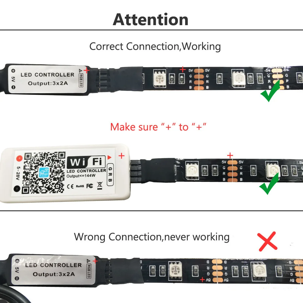 Светодиодная лента светильник Bluetooth USB 5V Tira LED RGB Tape Ambi TV Wifi водонепроницаемый SMD 5050