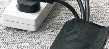 

100mm Wide Strong Floor Cable Cover hook and loop Carpet Cable Wrap
