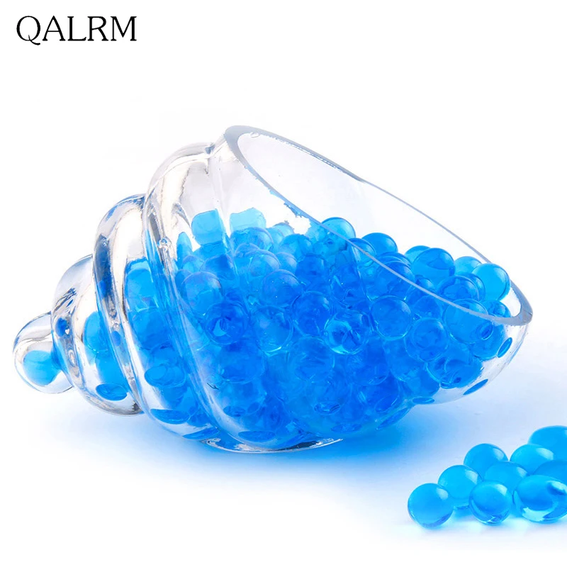 1500 Pcs/10 Bag Blue Color Hydrogel Water Beads Crystal Soil Water