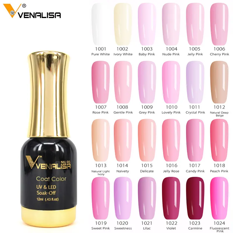 #60751 Venalisa جيل للأظافر البولندية عالية الجودة مسمار الفن صالون تلميح 120 اللون 12 مللي VENALISA نقع قبالة العضوية الأشعة فوق البنفسجية LED جيل للأظافر ...