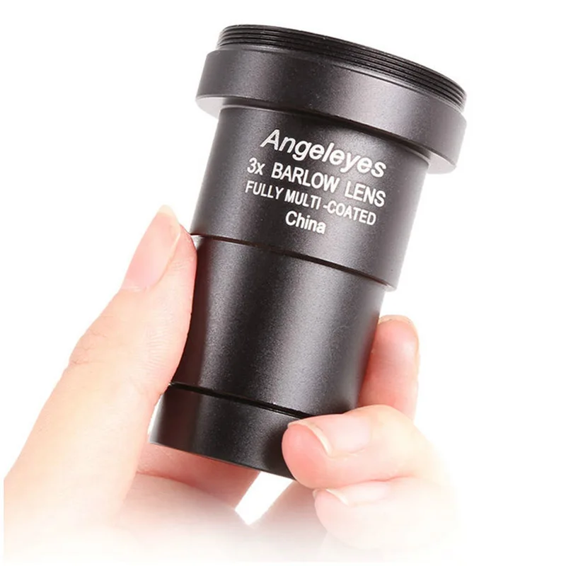 Angeleyes 1.25inch 3X Barlow Lens Metal Multi Coated Optics Telescope