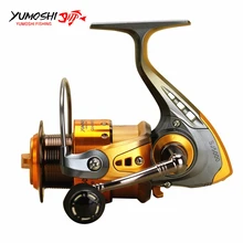 Yumoshi SJ спиннинговая Рыболовная катушка, 14 шариковых подшипников, предварительно загружаемая Передняя тяга, полностью Металлическая 13+ 1 BB 2000-7000 Рыболовная катушка